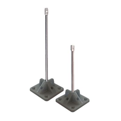 Postes y Base Apta para Adhesivo