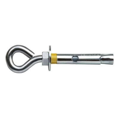 Mini Gancho Tuerca Acero Zincado - 10