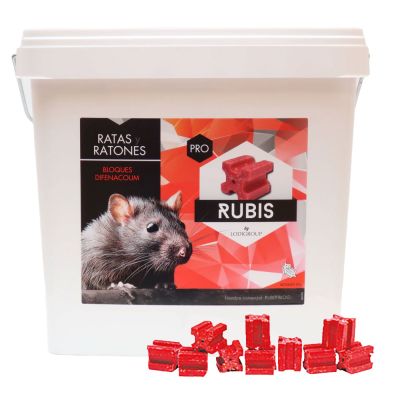 Rubis Bloc - Bloque Difenacoum al 0,005 - 10kg