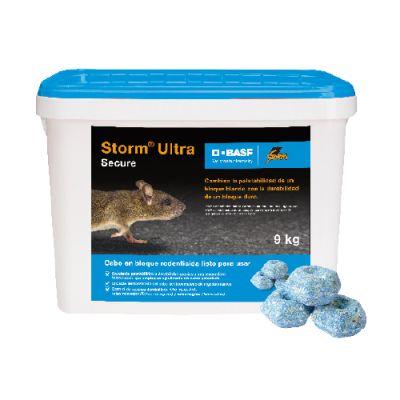 Storm® Ultra Secure - Bloque Flocoumafen al 0,0025% - 9kg