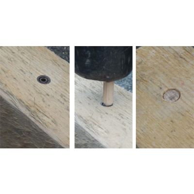 Tacos Madera 7 Ø x 25mm – 1000