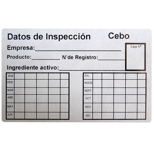 Pegatinas de Inspección Grandes - 100