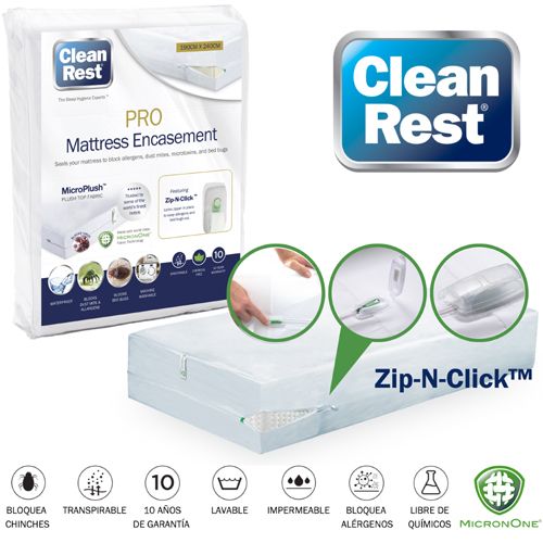 CleanRest PRO®: Fundas Protectoras de Colchón - 1