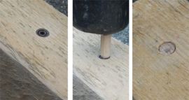 Tacos Madera 7 Ø x 25mm – 1000